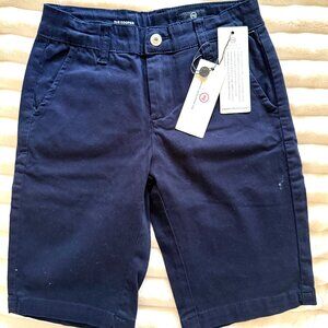 AG Adriano Goldschmied Kids “The Cooper” Navy Chino Shorts Size 7 NWT